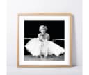 Close Up Poster Marilyn Monroe Ballett Kunstdruck 30x30 cm Bild 1