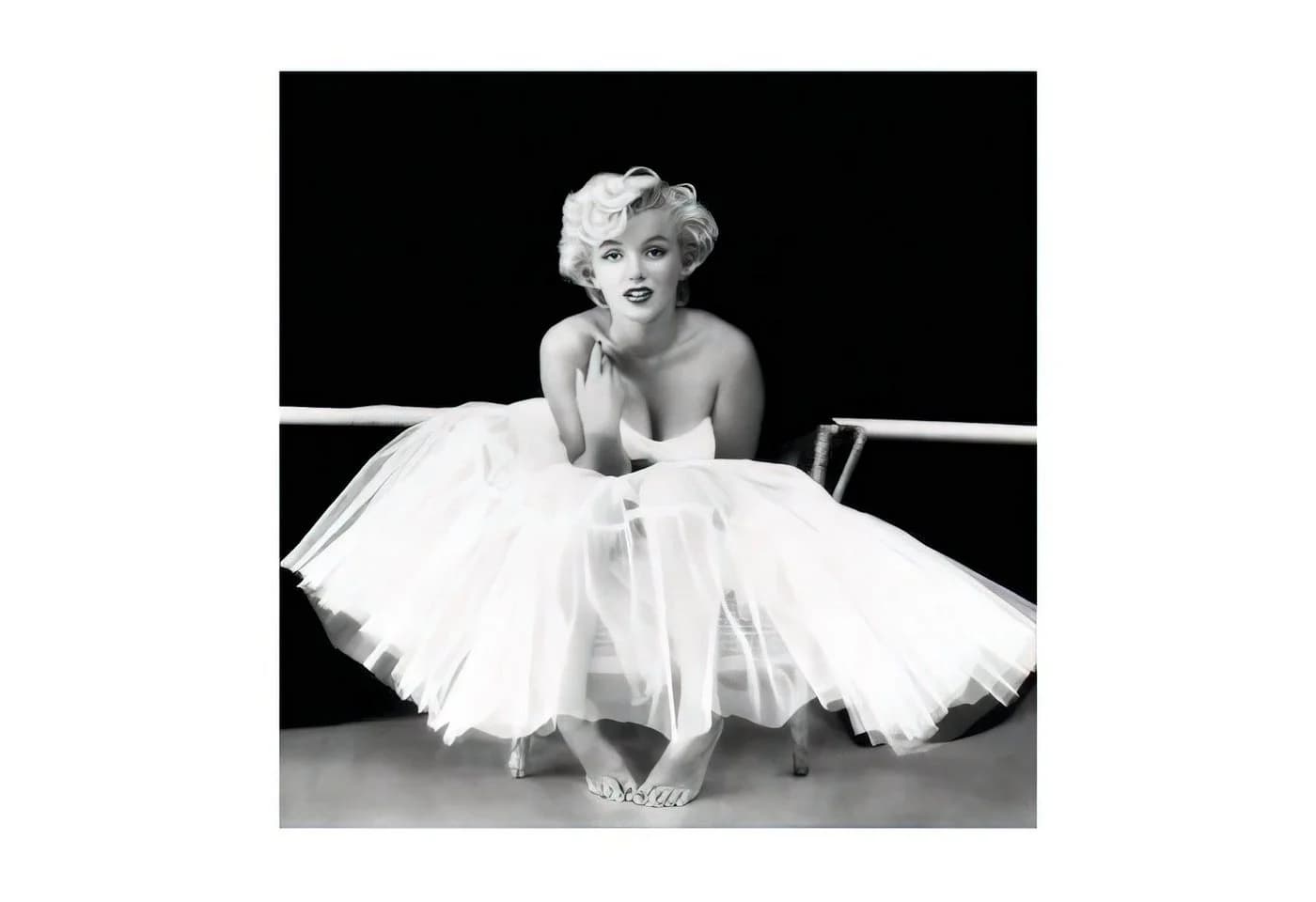 Close Up Poster Marilyn Monroe Ballett Kunstdruck 30x30 cm - Bild 2