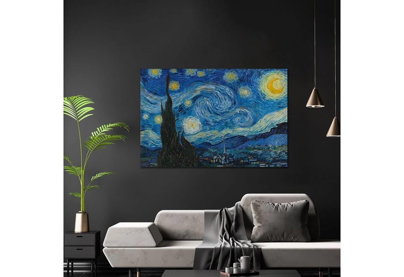 Close Up Poster Starry Night Vincent Van Gogh 91,5 x 61 cm - Bild 3