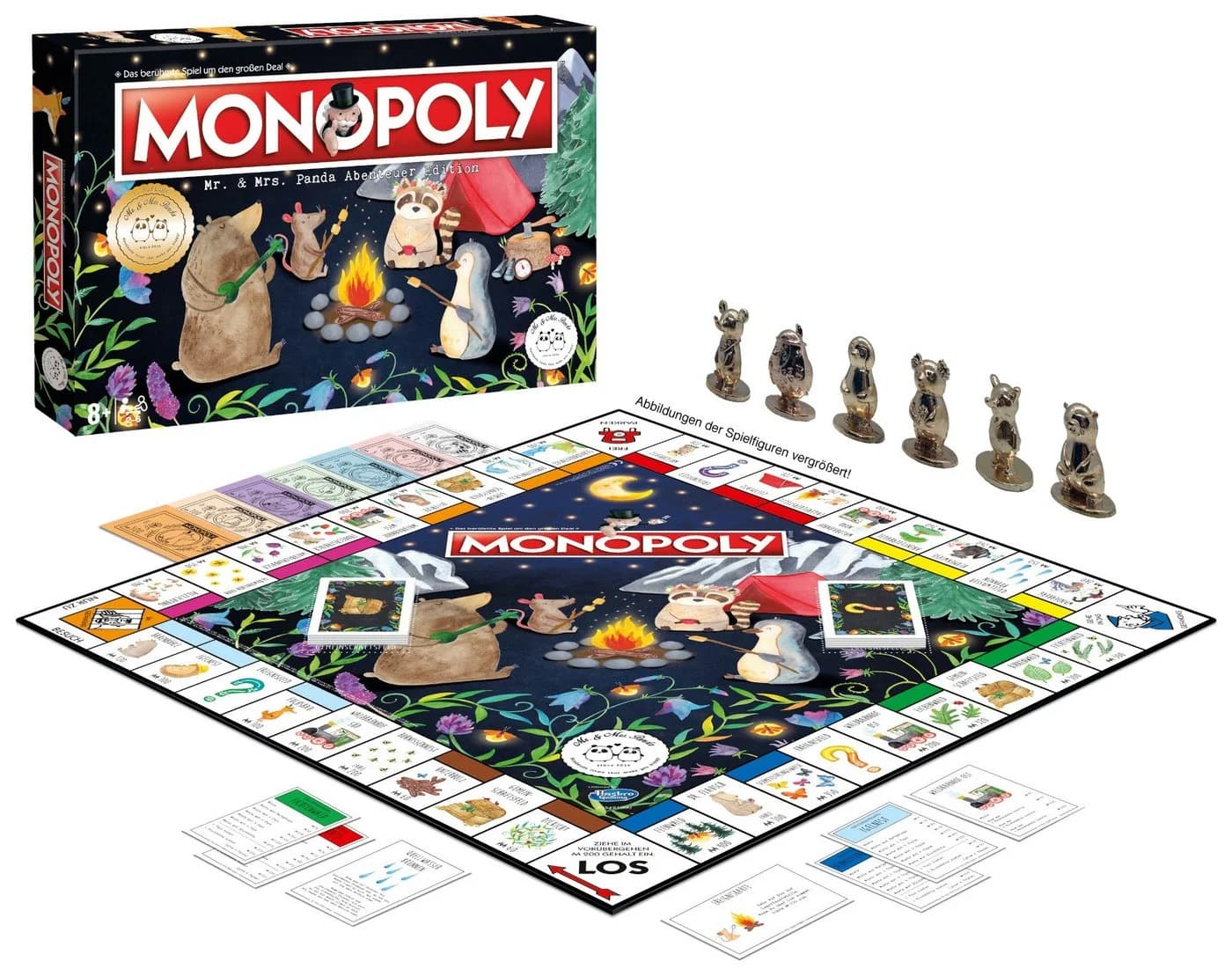Winning Moves Monopoly Mr. und Mrs. Panda Brettspiel für 2-6 Spieler - Bild 2