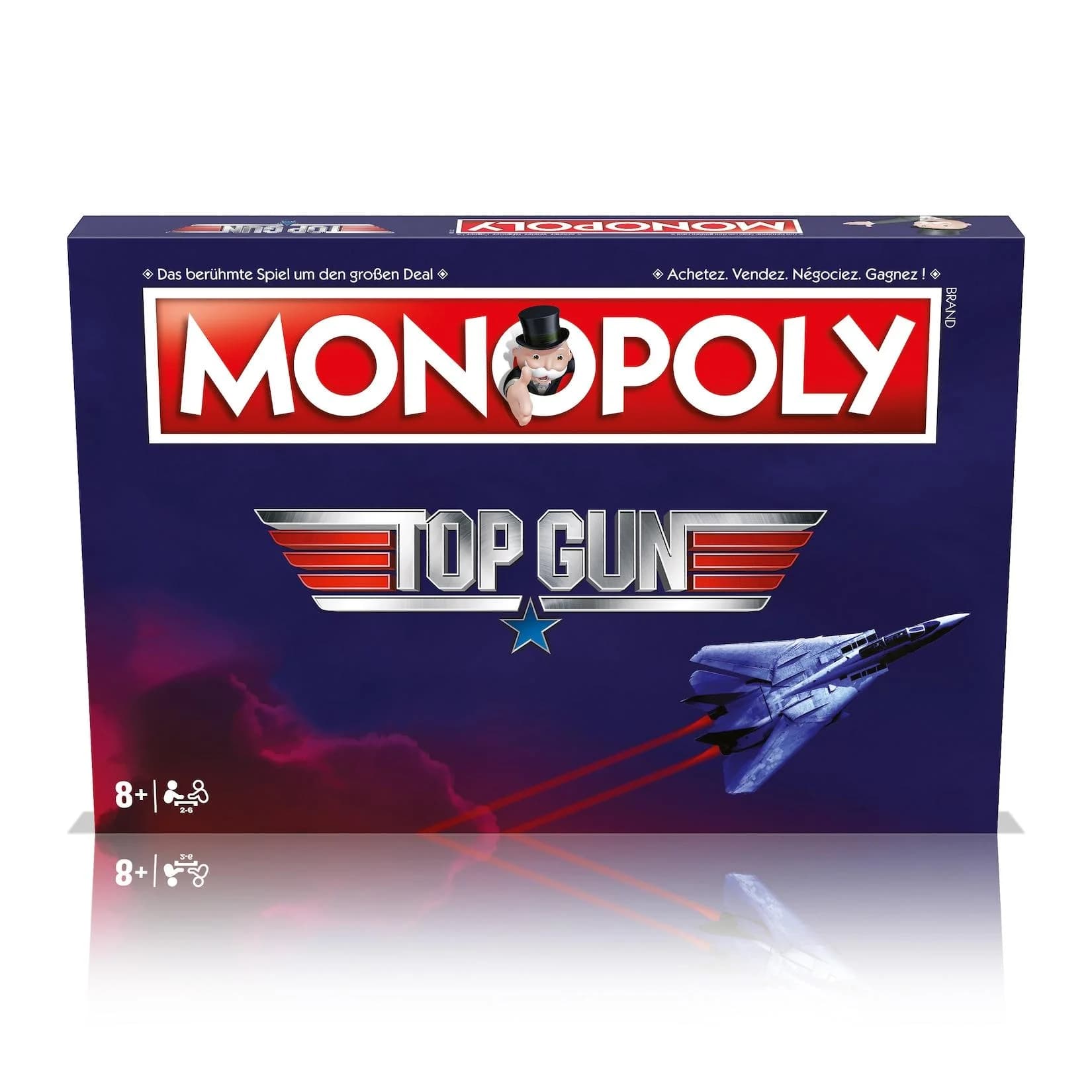 Winning Moves Monopoly Top Gun Brettspiel Deutsch/Französisch