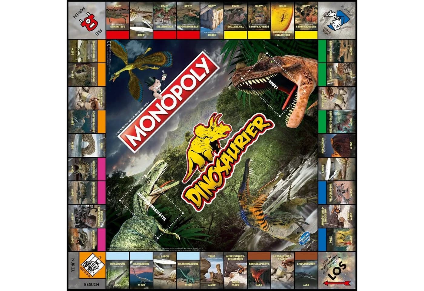Winning Moves Monopoly Dinosaurier Dino Edition Brettspiel Zweisprachig - Bild 2