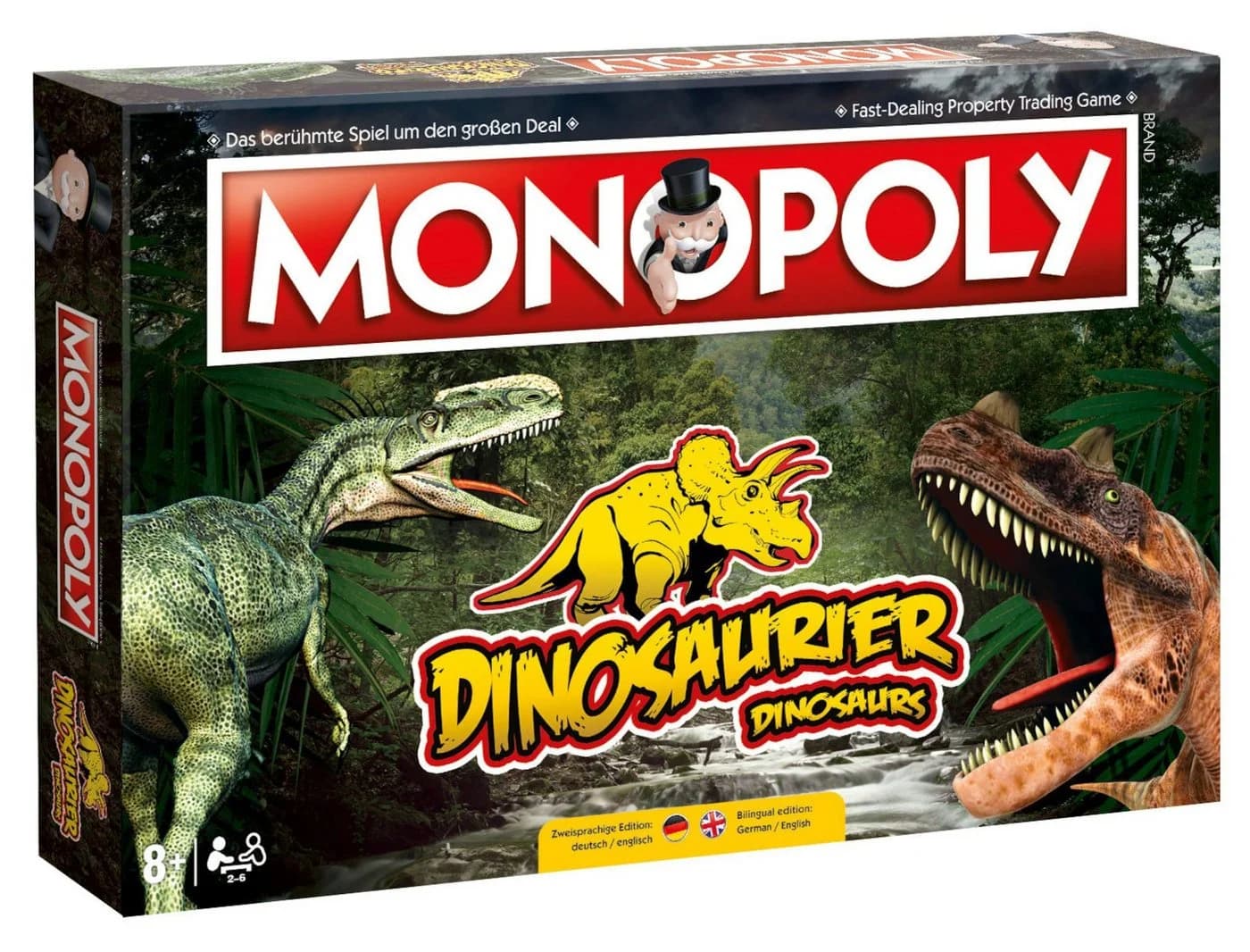 Winning Moves Monopoly Dinosaurier Dino Edition Brettspiel Zweisprachig - Bild 5