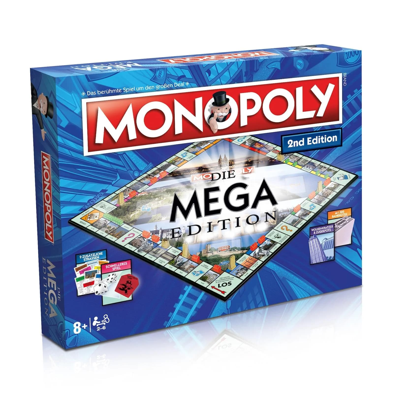 Monopoly Mega 2nd Edition Gesellschaftsspiel Brettspiel Winning Moves