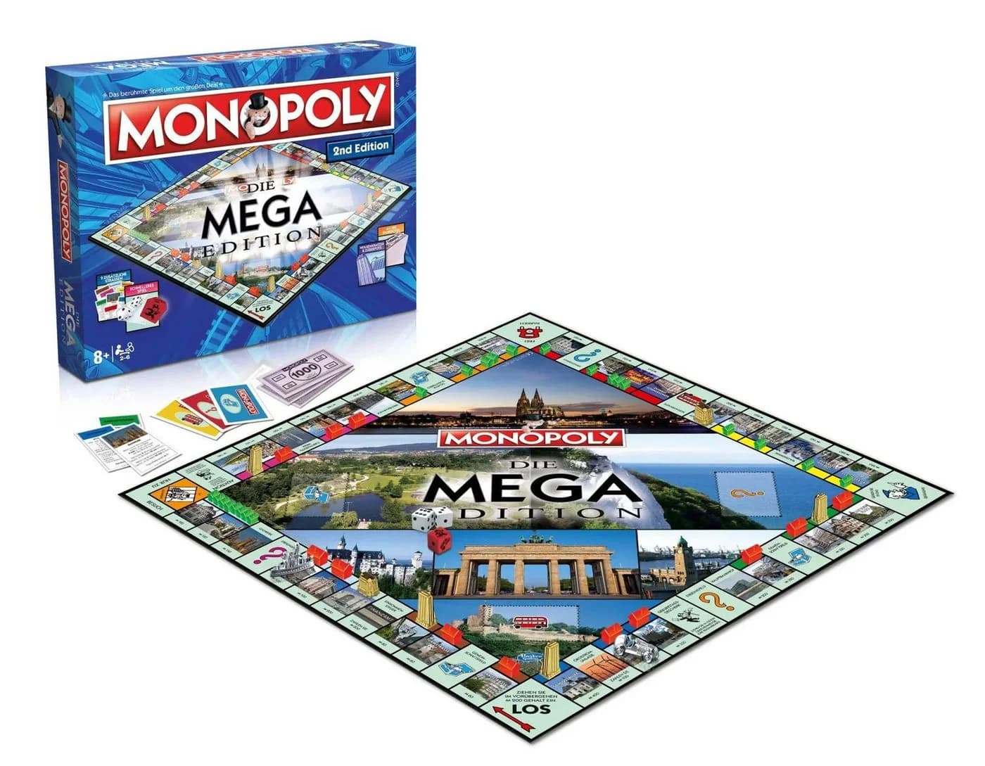 Monopoly Mega 2nd Edition Gesellschaftsspiel Brettspiel Winning Moves - Bild 2