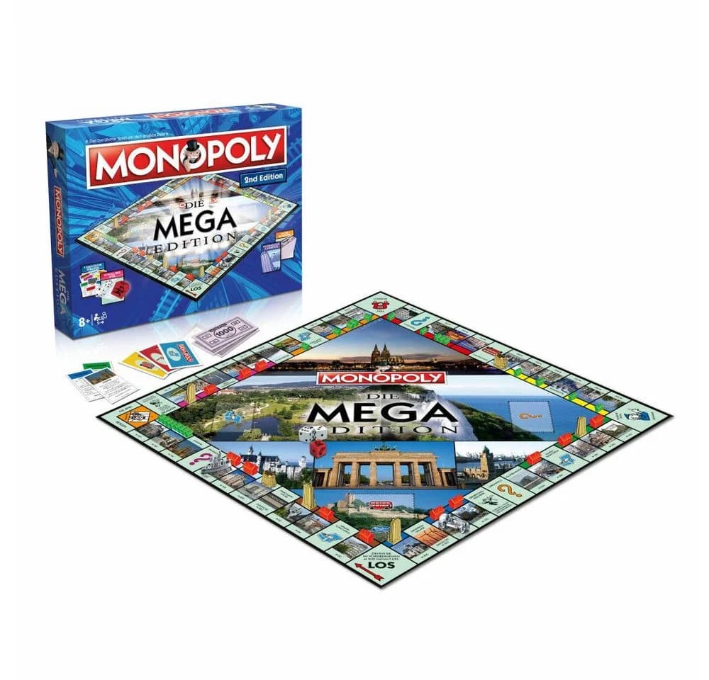 Monopoly Mega 2nd Edition Gesellschaftsspiel Brettspiel Winning Moves - Bild 3