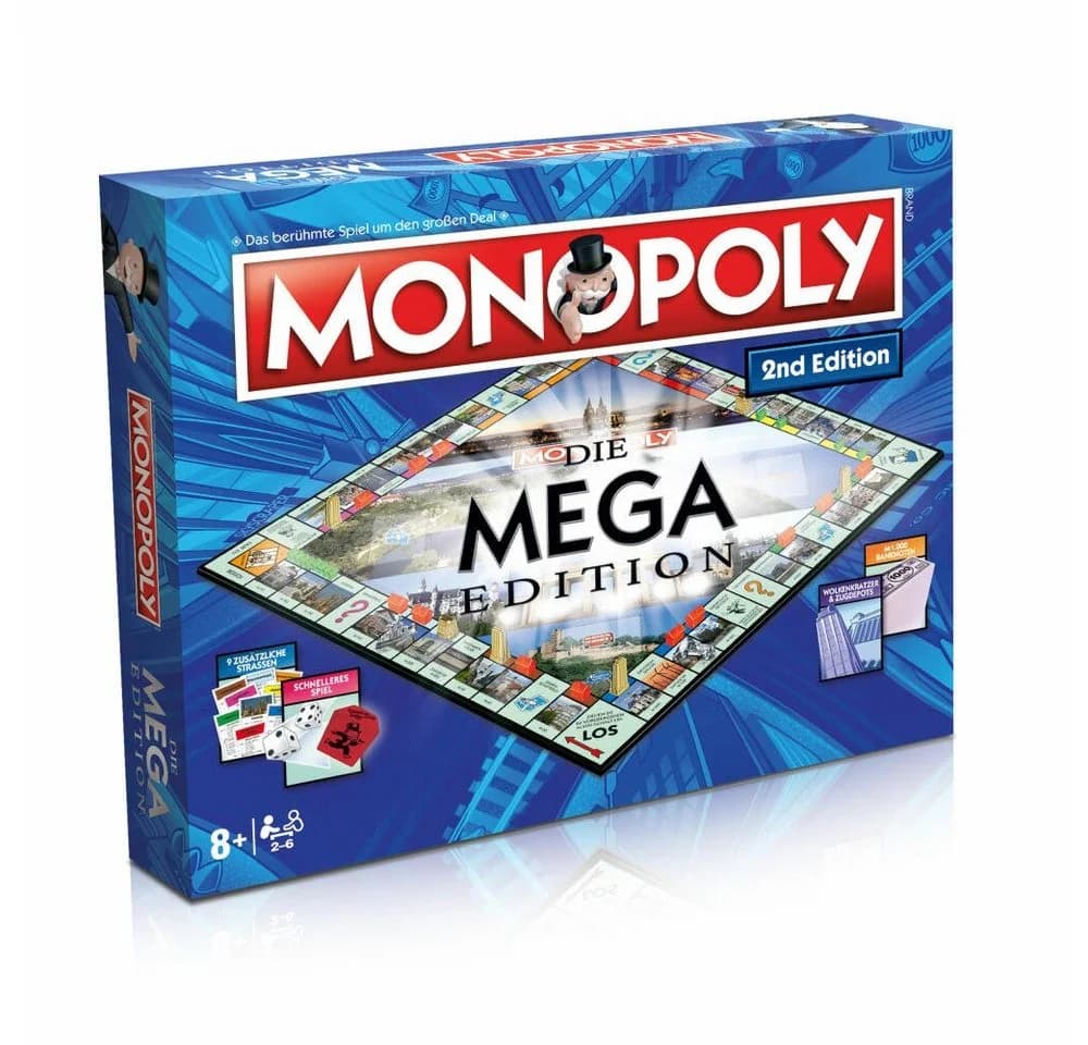 Monopoly Mega 2nd Edition Gesellschaftsspiel Brettspiel Winning Moves - Bild 4