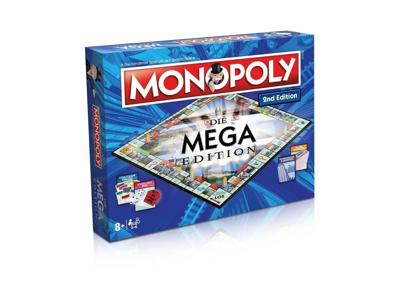 Monopoly Mega 2nd Edition Gesellschaftsspiel Brettspiel Winning Moves - Bild 5