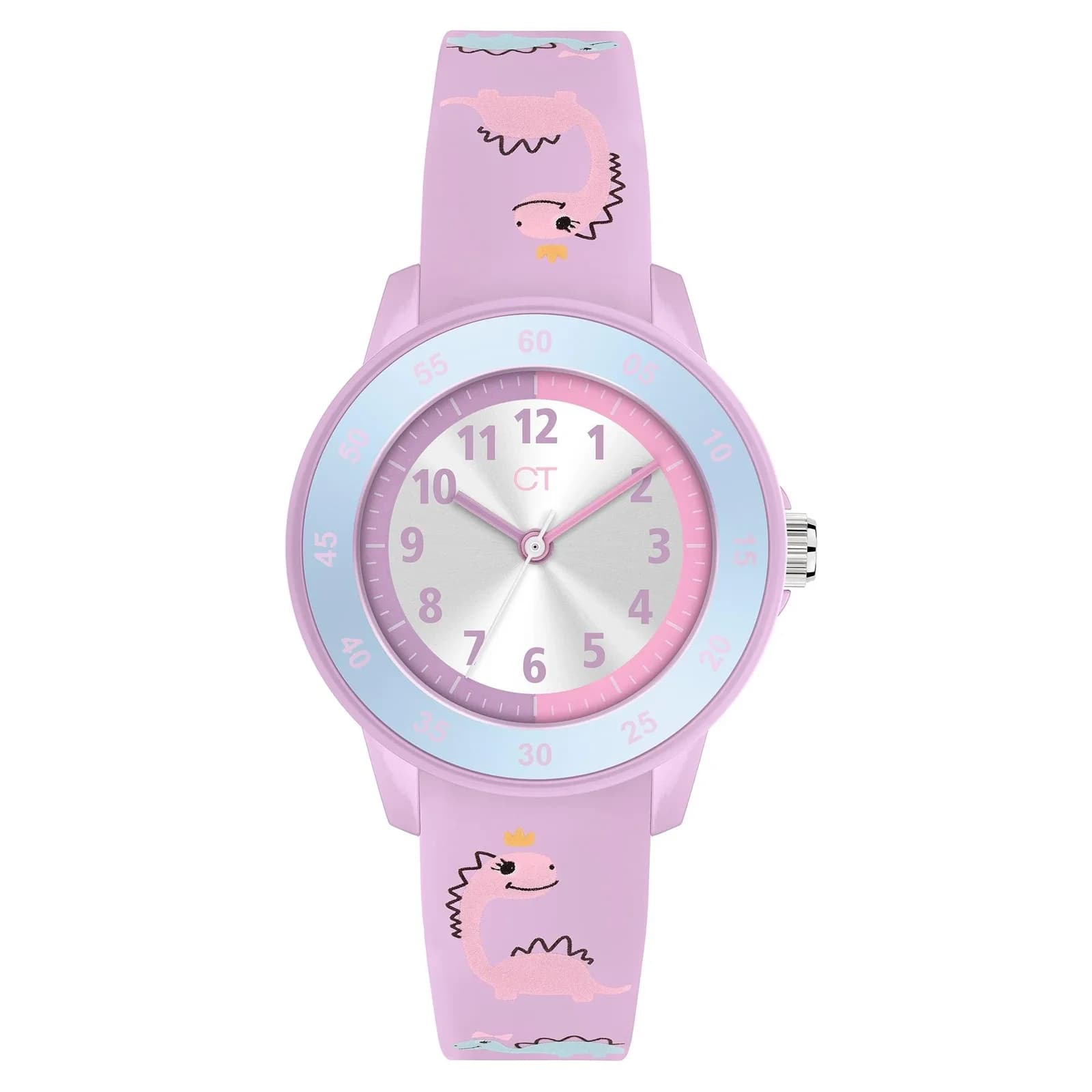 COOL TIME Kinder Armbanduhr "The Cool Pink Dino" Rosa Silikon