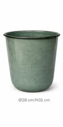 finehomegarden Pflanzkübel Metall Grün Ø23-32cm Bild 3