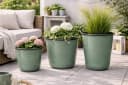 finehomegarden Pflanzkübel Metall Grün Ø23-32cm Bild 5