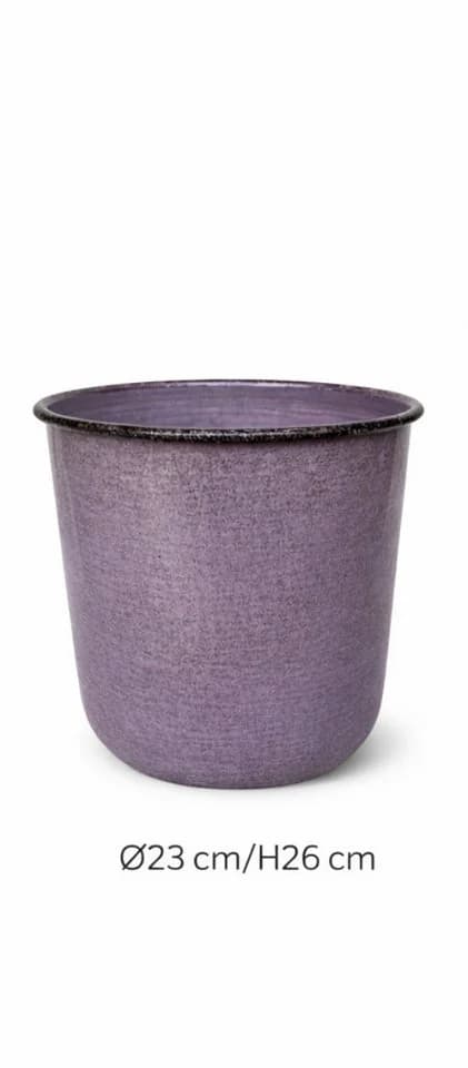 finehomegarden Pflanzkübel Metall Violett