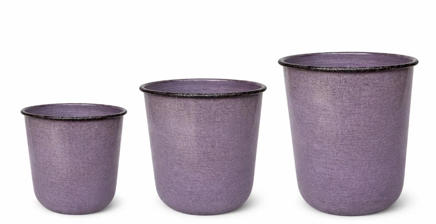 finehomegarden Pflanzkübel Metall Violett - Bild 2