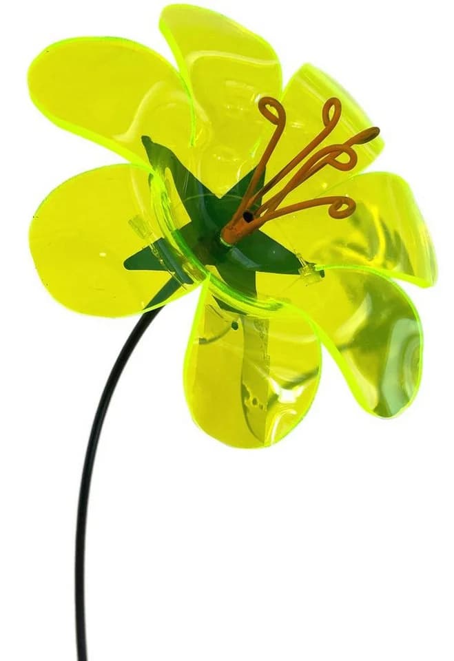 finehomegarden Gartenstecker Sonnenfänger Ringelblume 2er Set grün - Bild 3