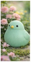 finehomegarden Dekofigur Keramik Vogel mint - Moderner Dekovogel 3 Größen Bild 5