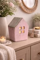 finehomegarden Dekoobjekt Zement Lichterhaus Rosa Bild 1