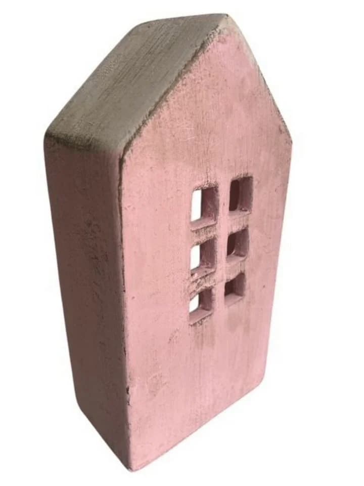 finehomegarden Dekoobjekt Zement Lichterhaus Rosa - Bild 3