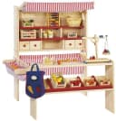 Pinolino Marktstand Lucy Kaufladen Holz Beige/Rot Bild 2