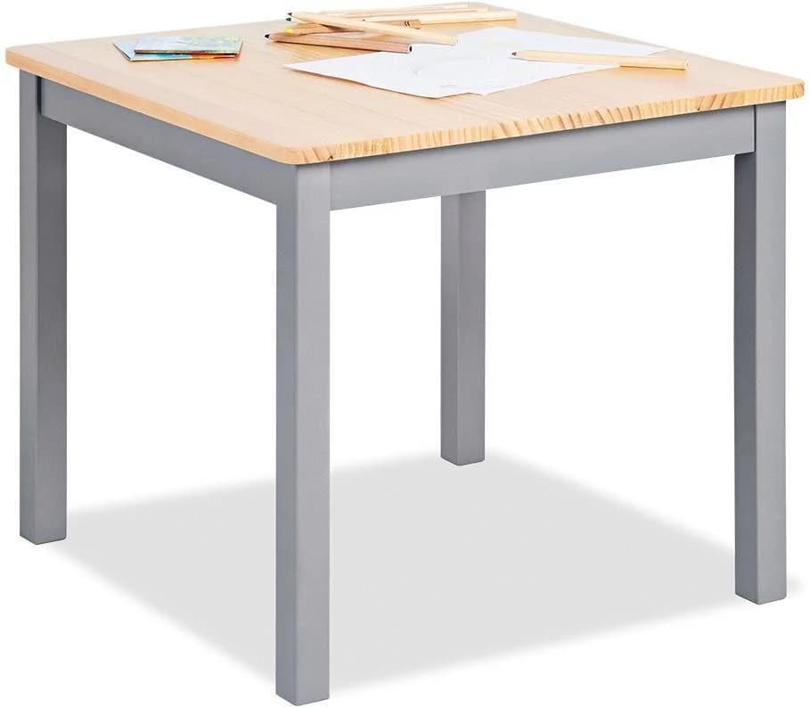 Pinolino Kindertisch Fenna grau natur Kiefer