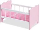 Pinolino® Puppenbett Jasmin Set 4tlg. Rosa/Weiß mit Bettzeug Bild 3