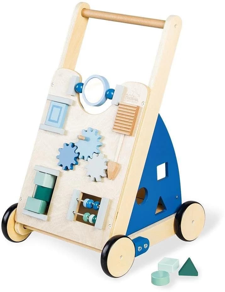 Pinolino Lauflernwagen Titus blau natur mit Bremssystem - Bild 3
