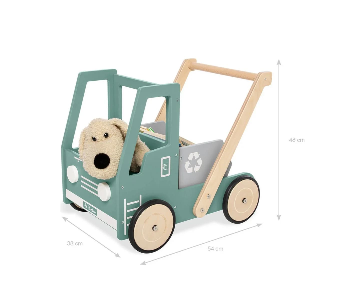 Pinolino Lauflernwagen Kipplaster Fred Bunt mit Bremssystem - Bild 3