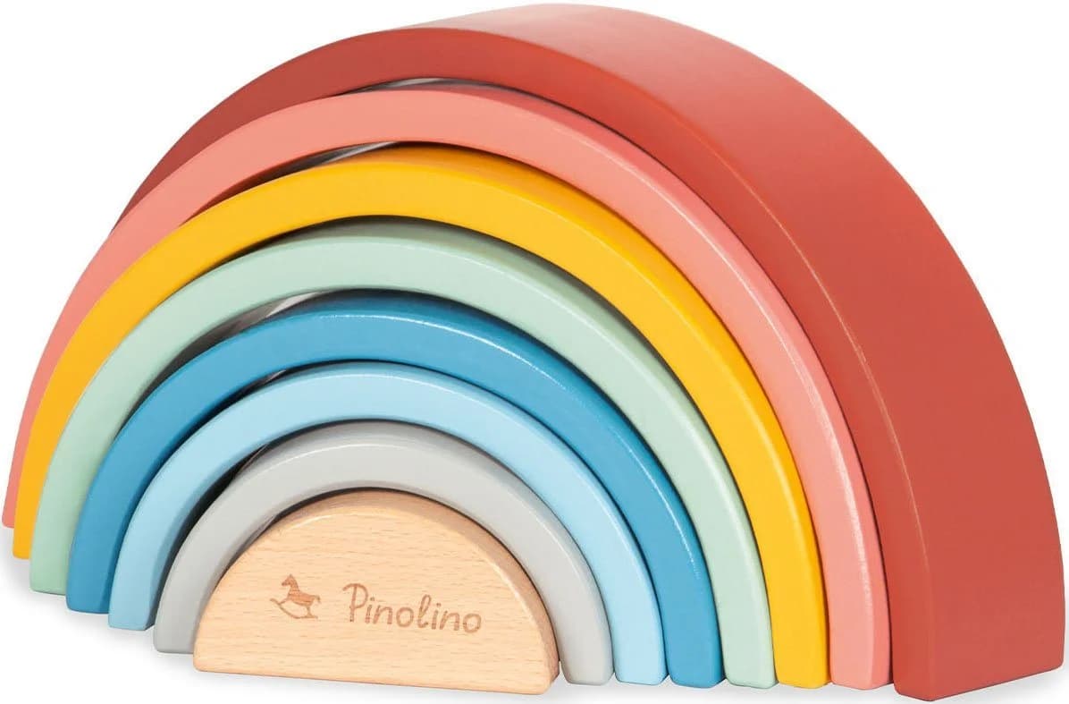 Pinolino® Holzregenbogen Ruby 8-tlg. Bunt Stapelspielzeug - Bild 2