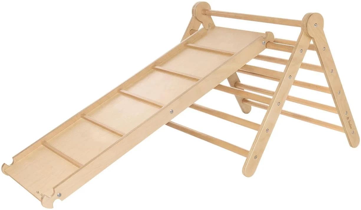 Pinolino Kletterset Kari mit Dreieck und Brett Natur