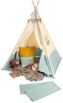 PINOLINO Spielzelt Tipi Yuma Beige/Blau mit Holzstäben Bild 2