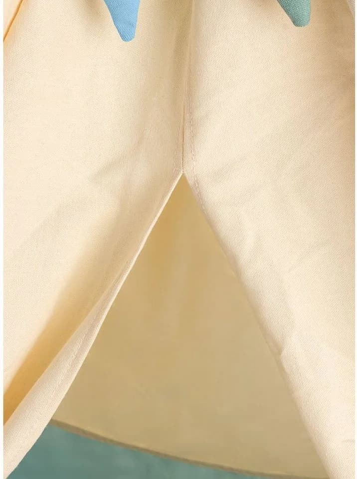 PINOLINO Spielzelt Tipi Yuma Beige/Blau mit Holzstäben - Bild 5