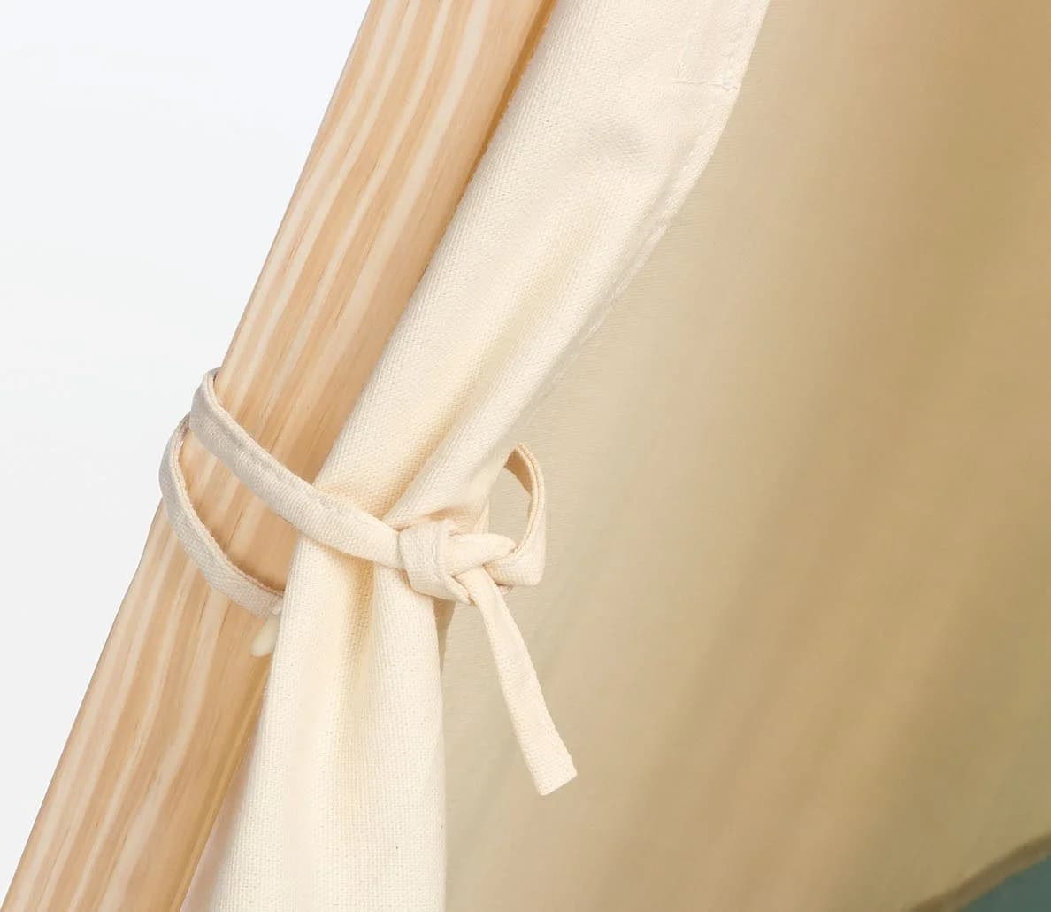Pinolino® Spielzelt Yuma mit Holzstäben Beige/Blau - Bild 4