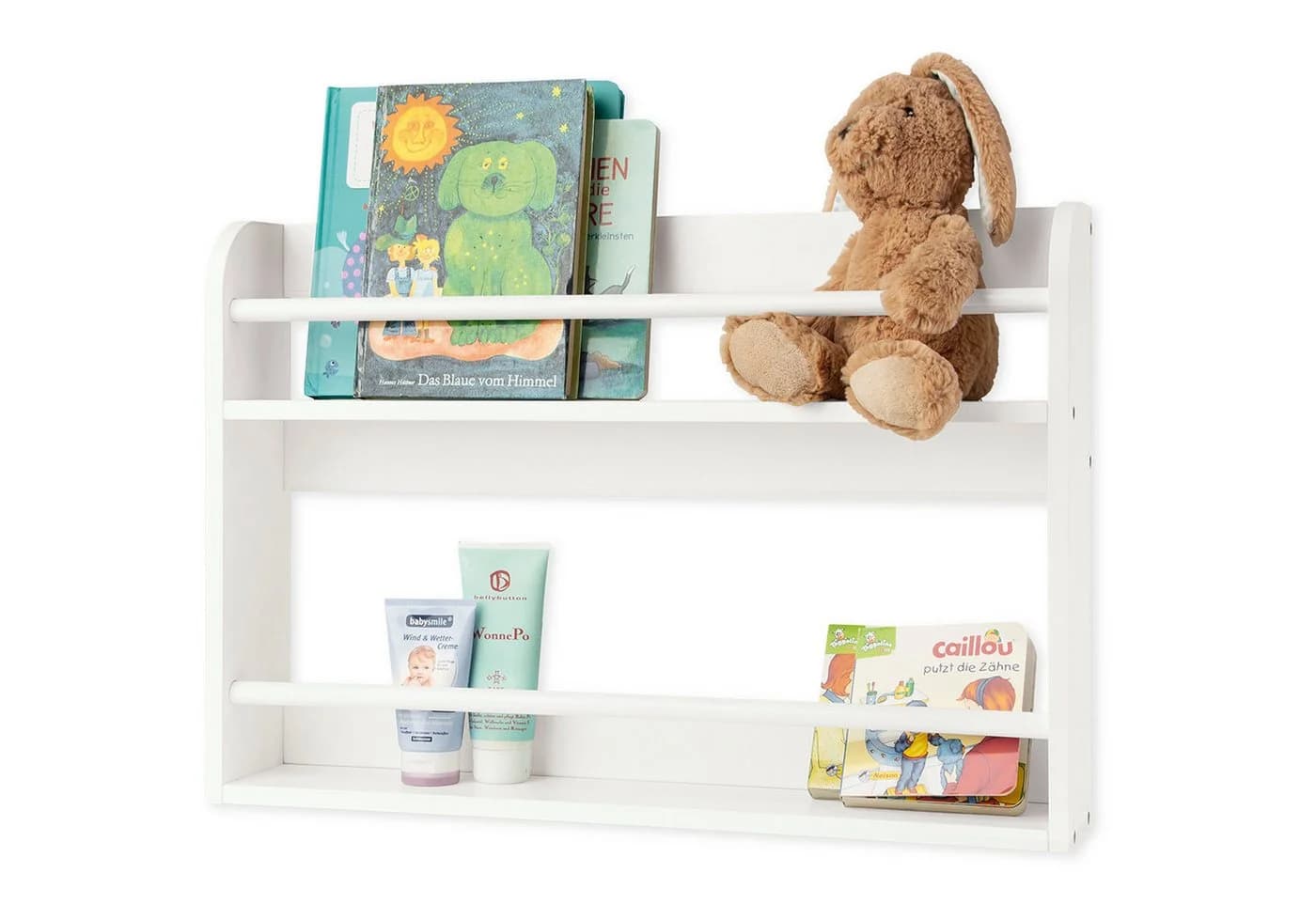 Pinolino Wandregal Jori Weiß 2 Ablageflächen Kinderzimmer - Bild 2