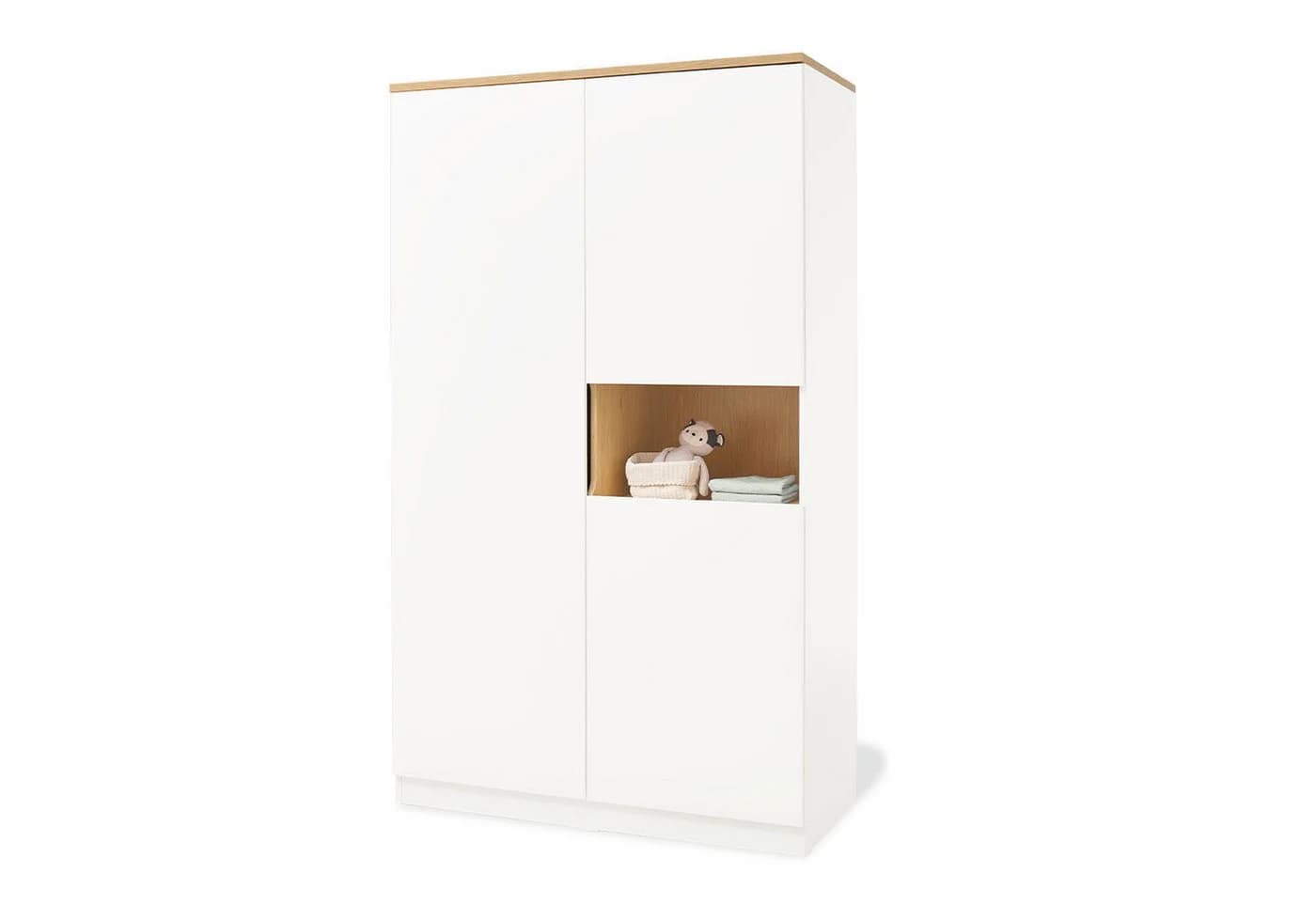 Pinolino® Kinderkleiderschrank Linje Weiß/Eiche - Bild 2
