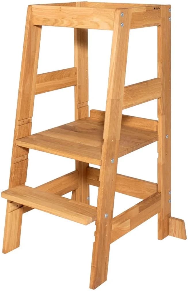 PINOLINO Lernturm Fino Stehhilfe Eiche geölt Kinder - Bild 2