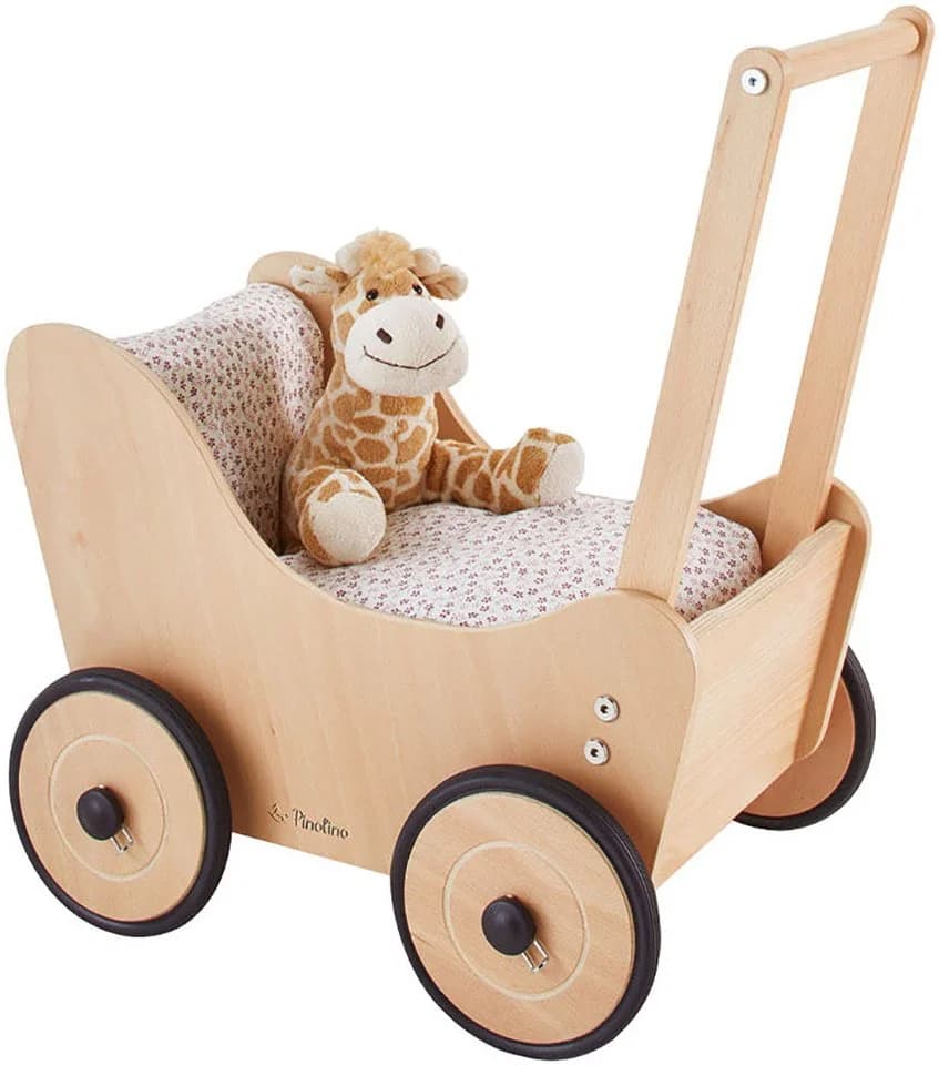 Pinolino® Puppen Bettwäsche 3-tlg. Blümchen für Puppenwagen und Puppenbetten - Bild 4