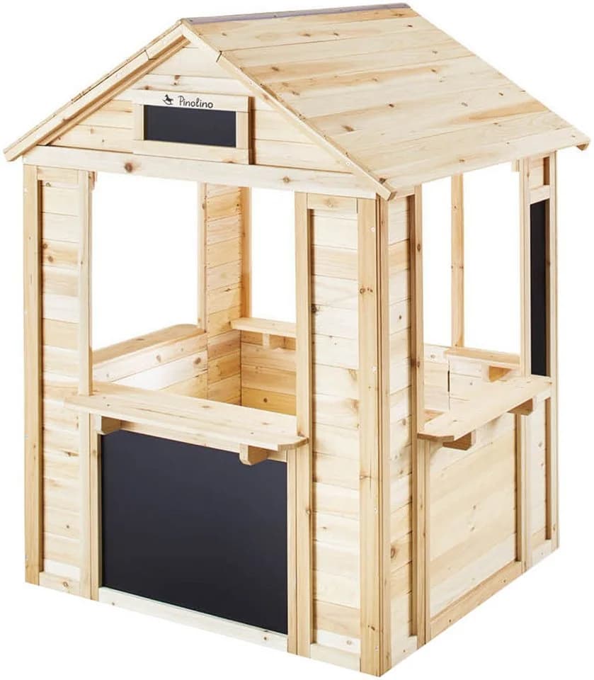 PINOLINO Spielhaus Knut Natur massiv Holz - Bild 3
