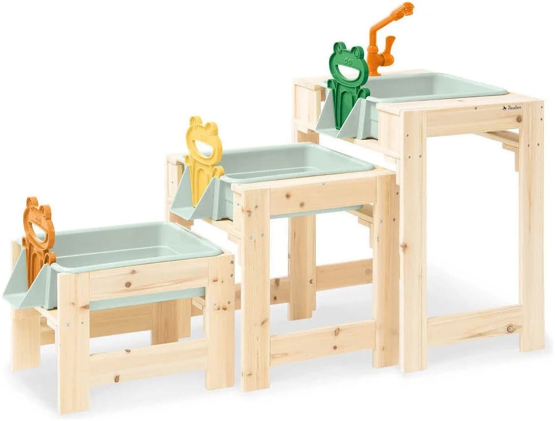 Pinolino® Wasserspieltisch Frolino 3-tlg. Naturholz - Bild 2