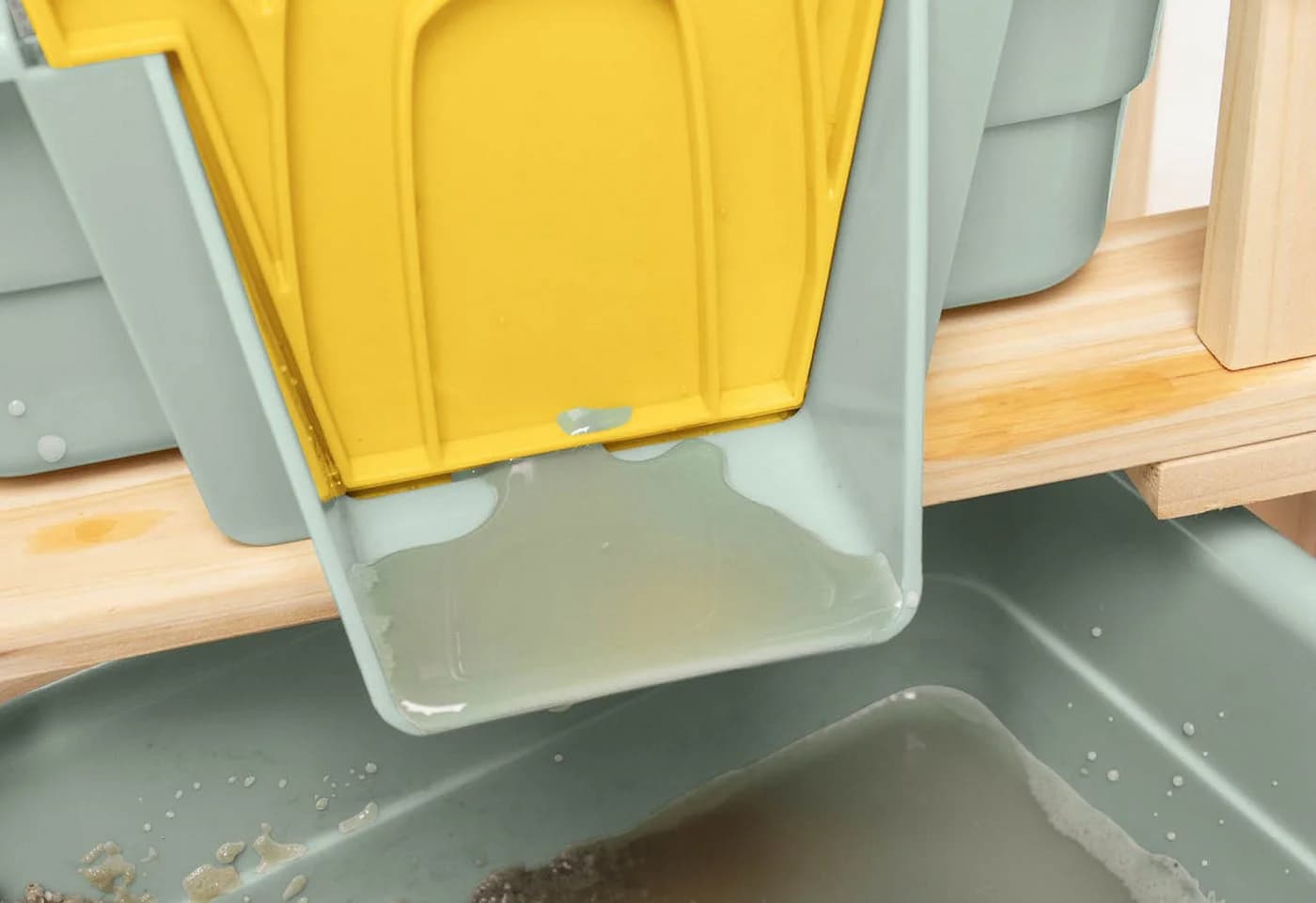 Pinolino® Wasserspieltisch Frolino 3-tlg. Naturholz - Bild 4