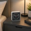Eichmüller Funkwecker 9842-03 Analog Silber Snooze Licht Bild 1