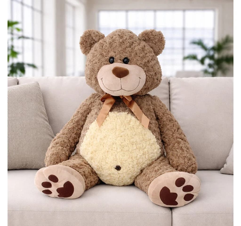 Sweety-Toys Teddybär Willi 90 cm Premium-Plüsch Braun - Bild 2