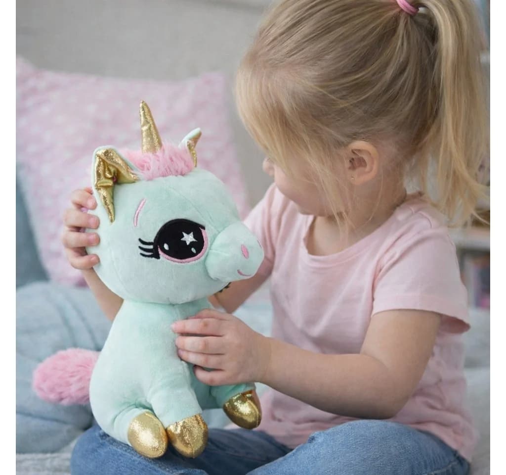 Sweety Toys Einhorn Plüschtier 25cm Türkis-Mint Kuscheltier - Bild 2