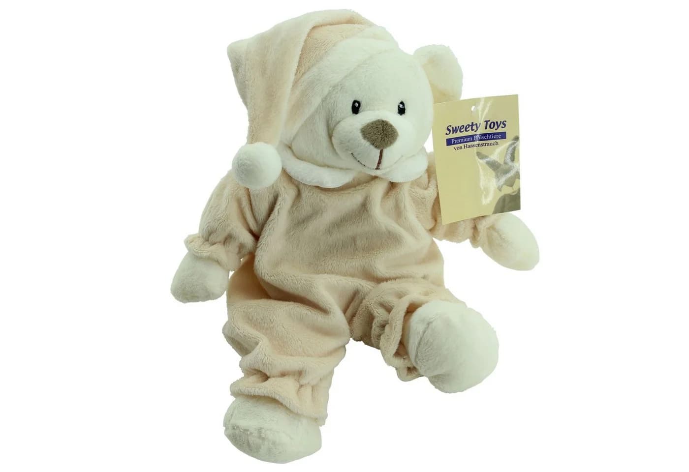 Sweety-Toys Kuscheltier Teddybär Sleepy 31 cm hellbraun