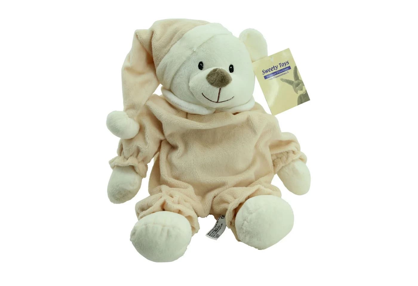 Sweety-Toys Schlafbär Sleepy Kuscheltier Teddy 40cm Braun