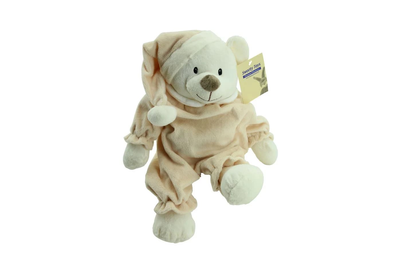 Sweety-Toys Schlafbär Sleepy Kuscheltier Teddy 40cm Braun - Bild 3