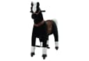 Sweety-Toys Reittier Pferd BLACKY auf Rollen für 4 bis 9 Jahre Bild 1
