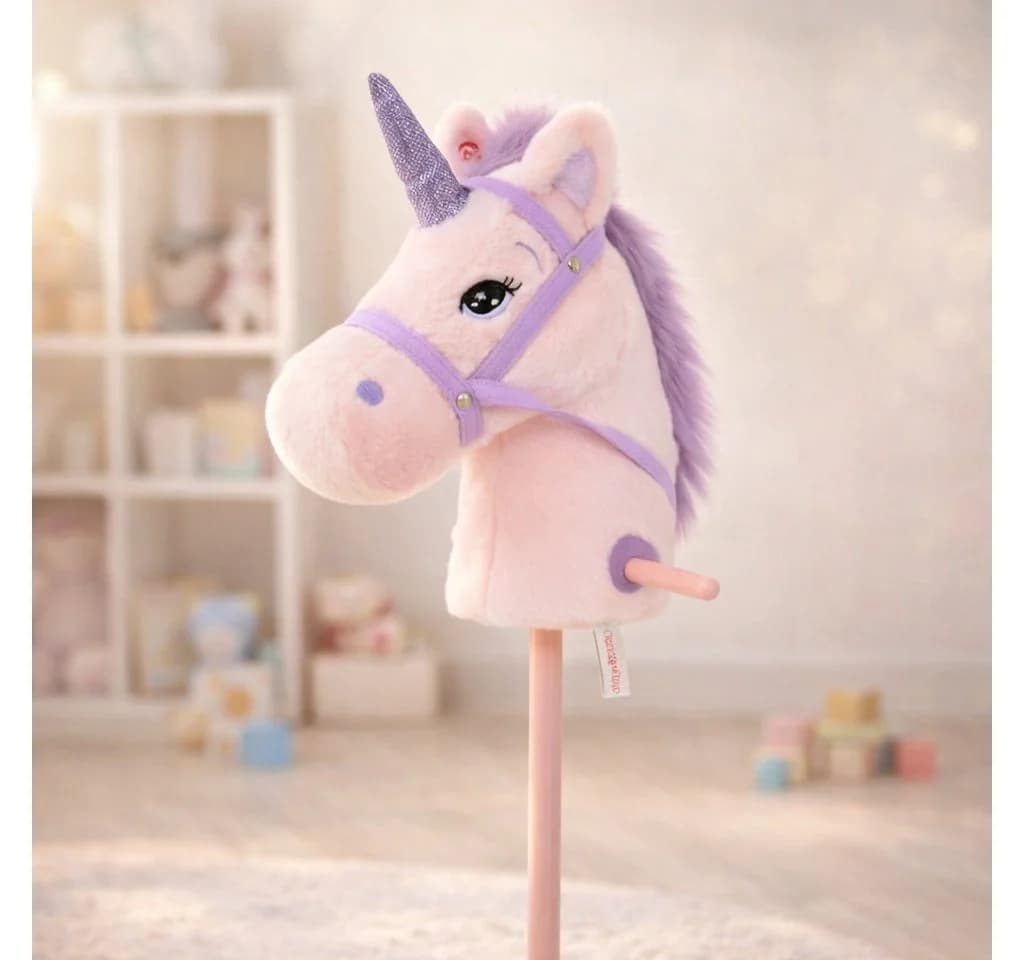Sweety-Toys Steckenpferd Einhorn Rosa mit Soundfunktion - Bild 2