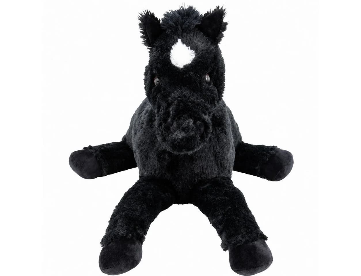 Sweety-Toys Kuscheltier Pferd Schwarz 90 cm Plüschpferd