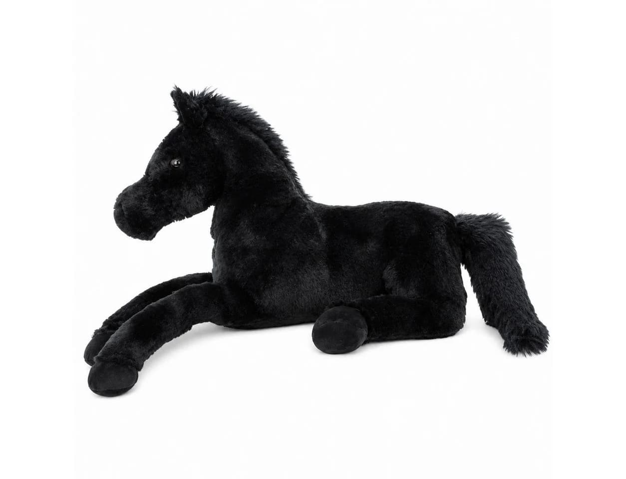Sweety-Toys Kuscheltier Pferd Schwarz 90 cm Plüschpferd - Bild 3