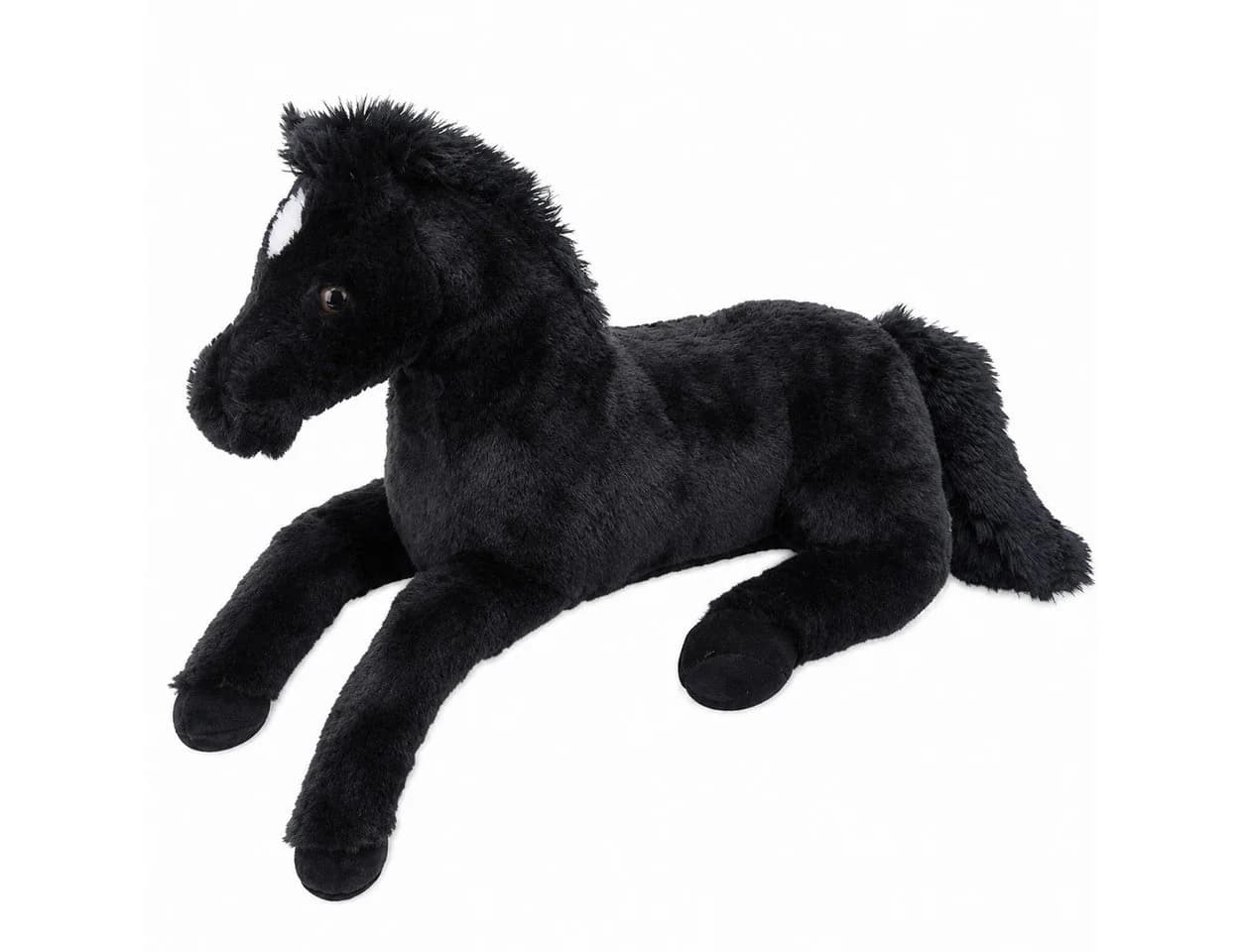 Sweety-Toys Kuscheltier Pferd Schwarz 90 cm Plüschpferd - Bild 4