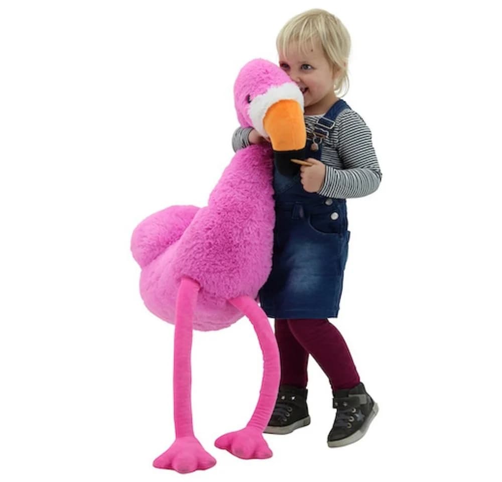 Sweety-Toys Kuscheltier Flamingo Rosa 100 cm - Bild 2